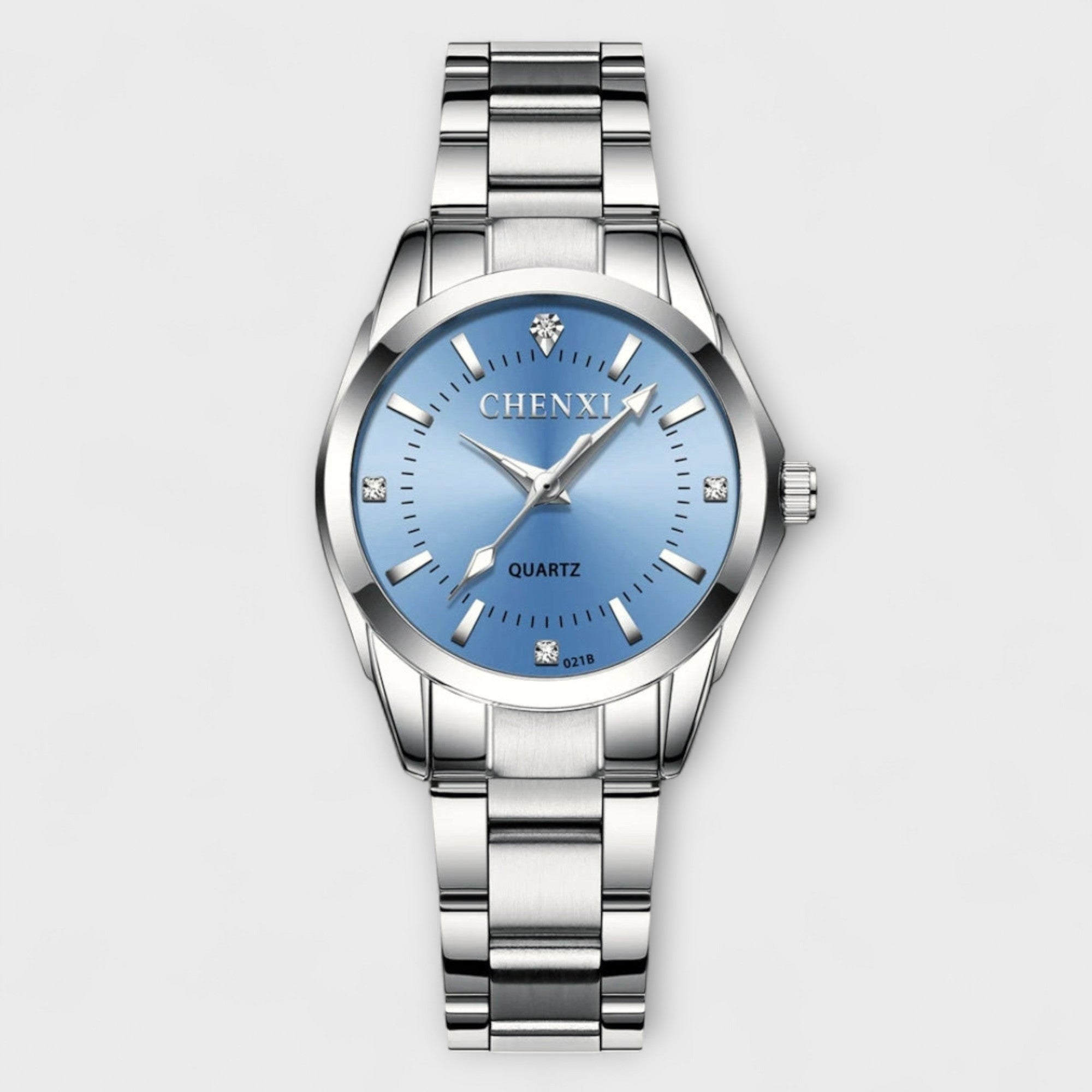 Nika® - Srebrni sat s ružičastim brojčanikom