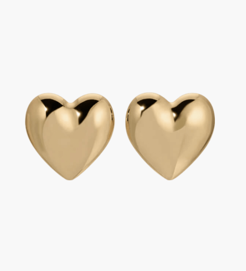 Eva - Široki naušnici u obliku srca