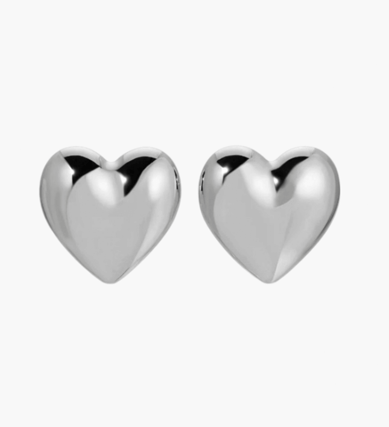 Eva - Široki naušnici u obliku srca