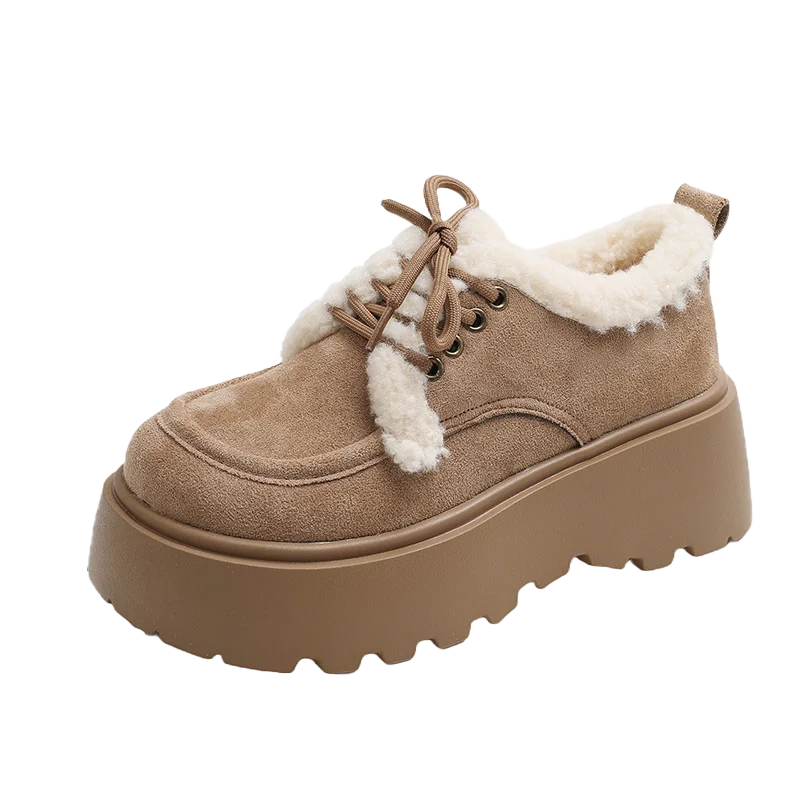 Gabriela | Zimske čizme s povišenjem i prirodnim šarmom