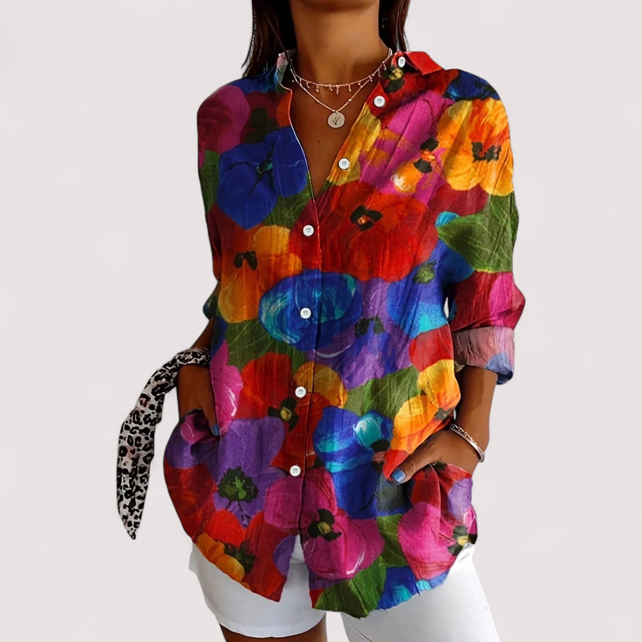 Anka – Lepršava bluza u šarenim tonovima