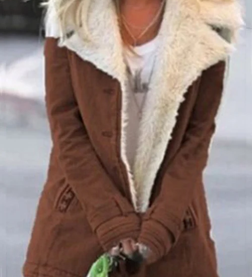 Andrea - Elegantni Douillette Jas