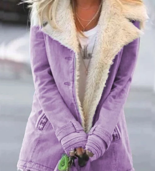 Andrea - Elegantni Douillette Jas